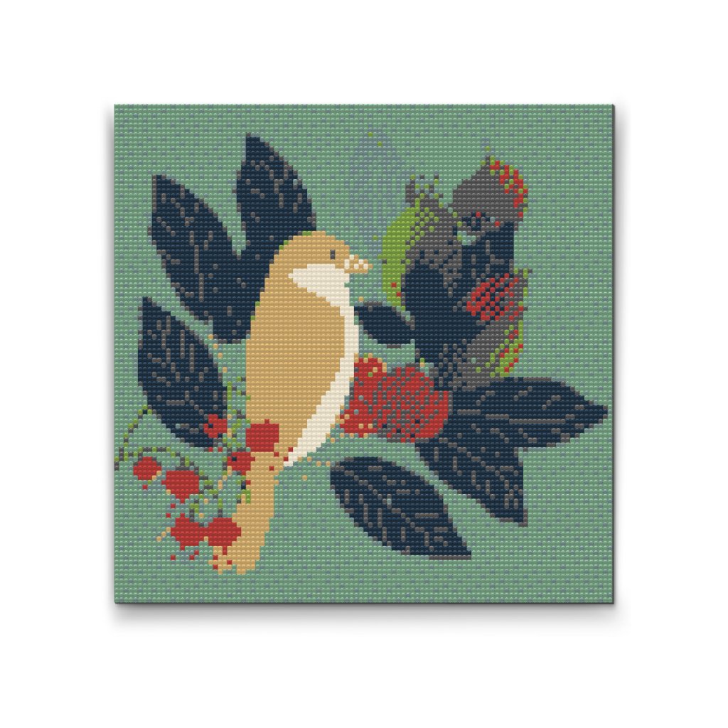 Pintura de diamante - Pájaro bohemio