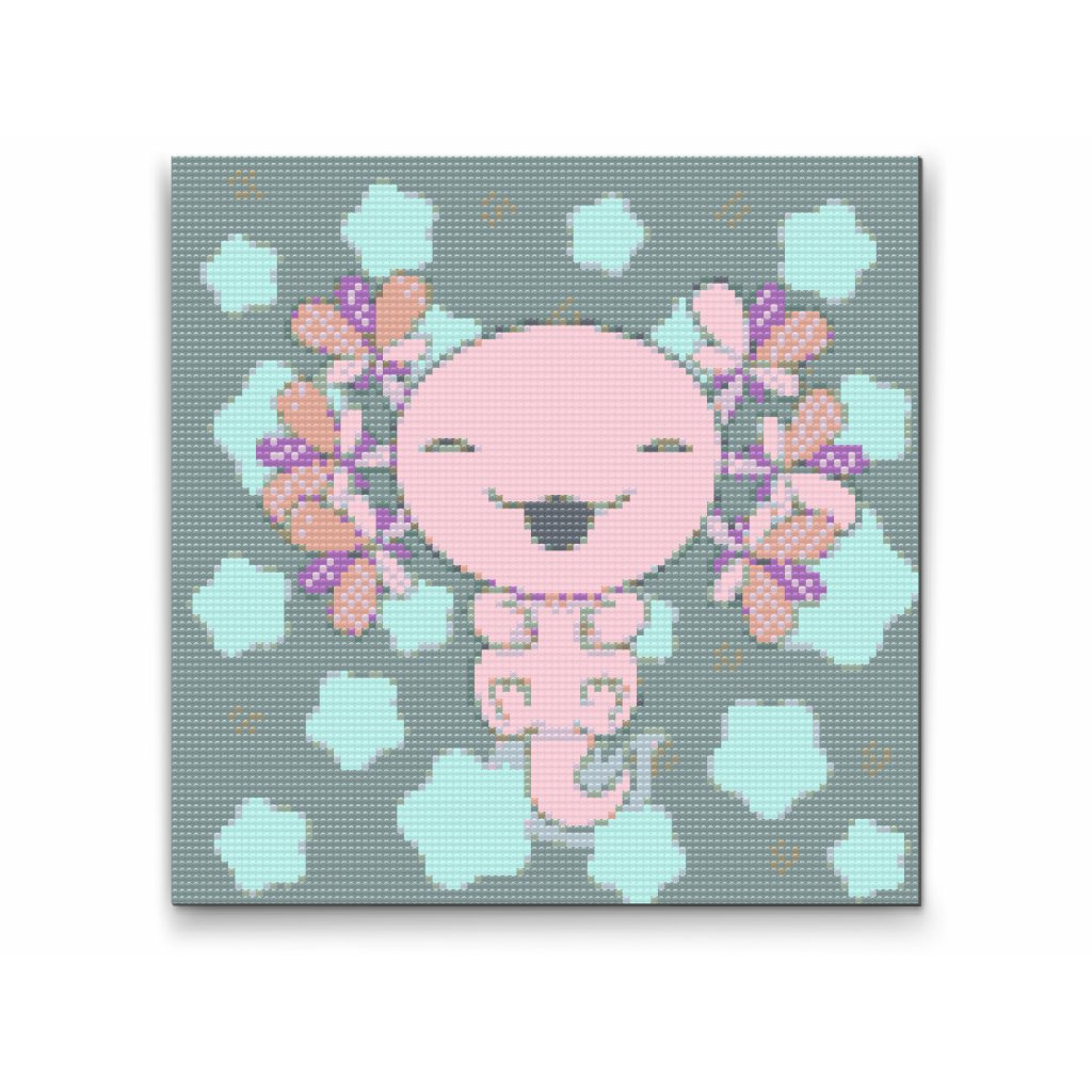 Pintura de diamante - Axolotl