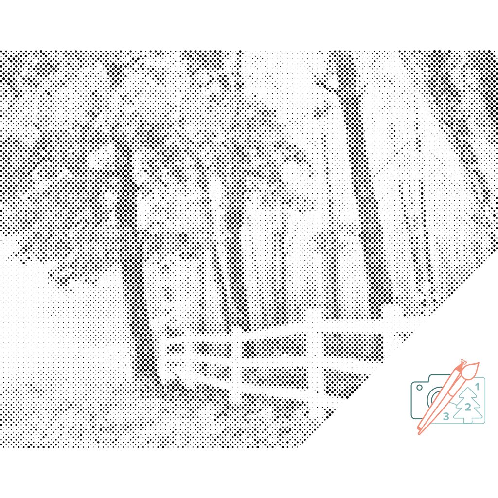 Puntillismo – Mañana de otoño
