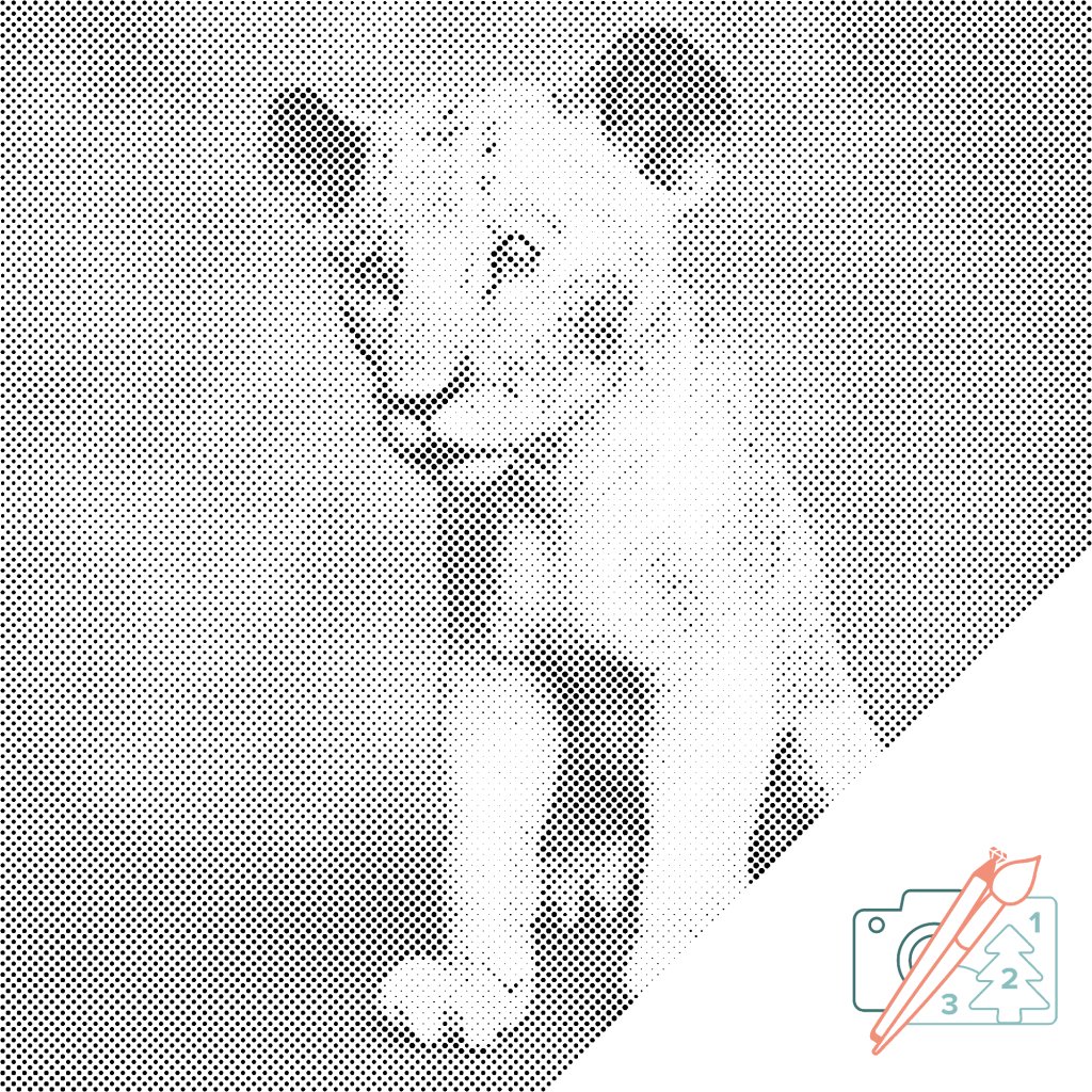 Puntillismo – El pequeño Simba