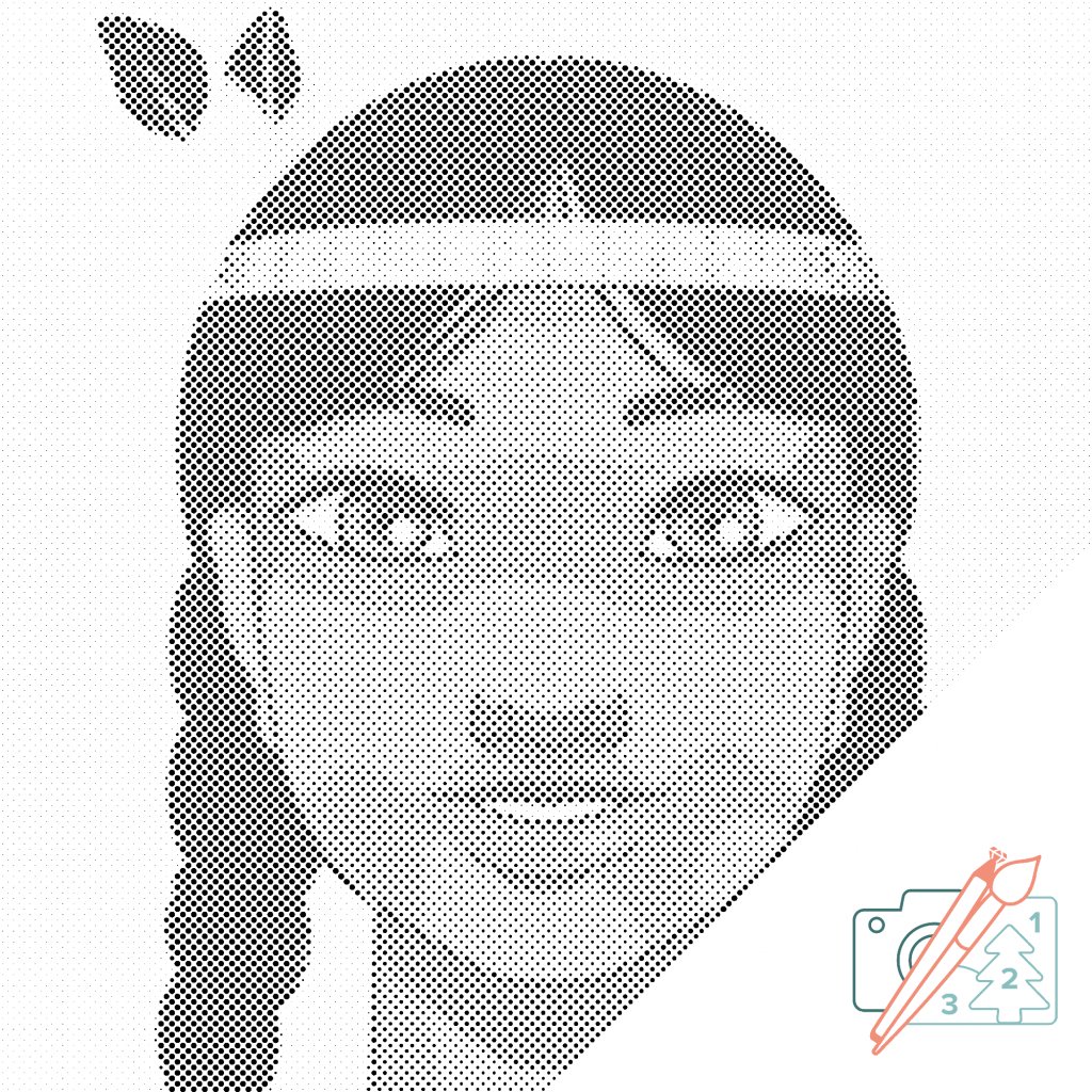 Puntillismo – Pequeña india americana