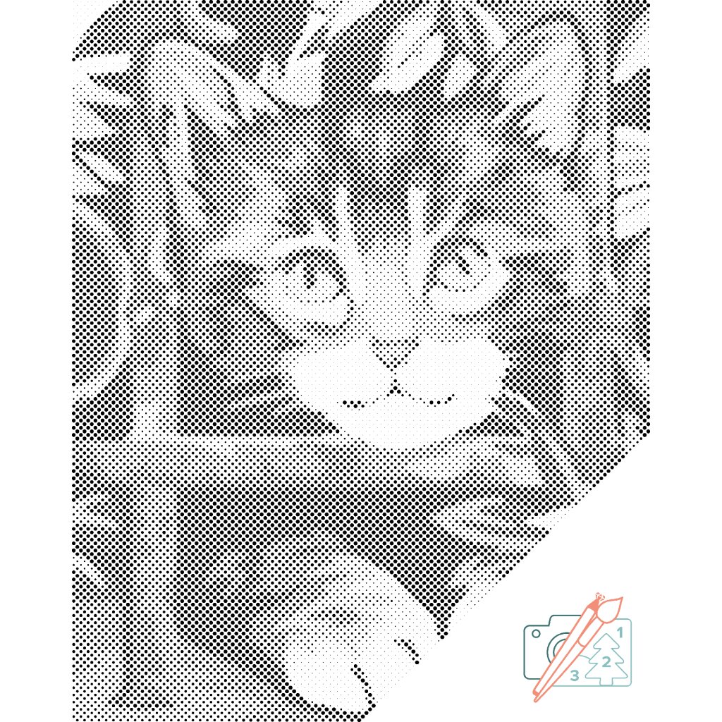 Puntillismo – Gatito