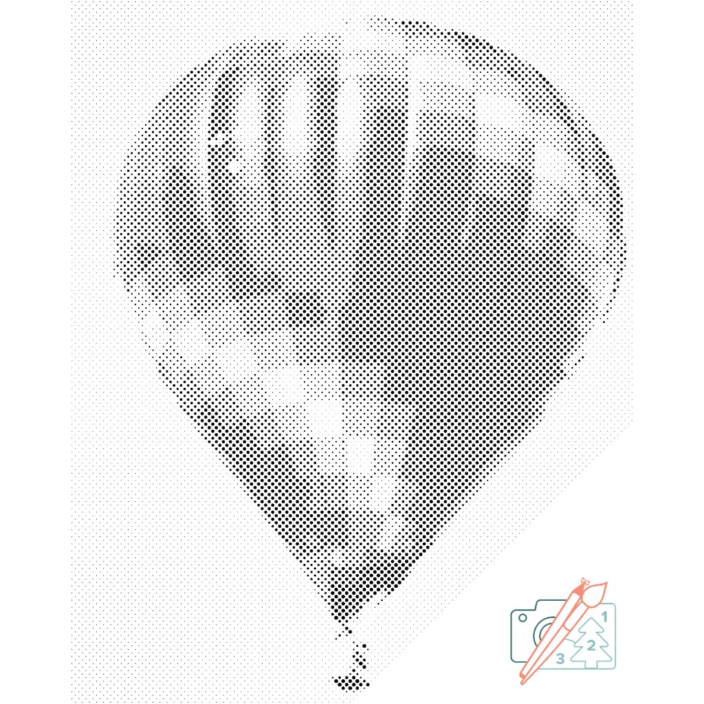 Puntillismo – Globo aerostático