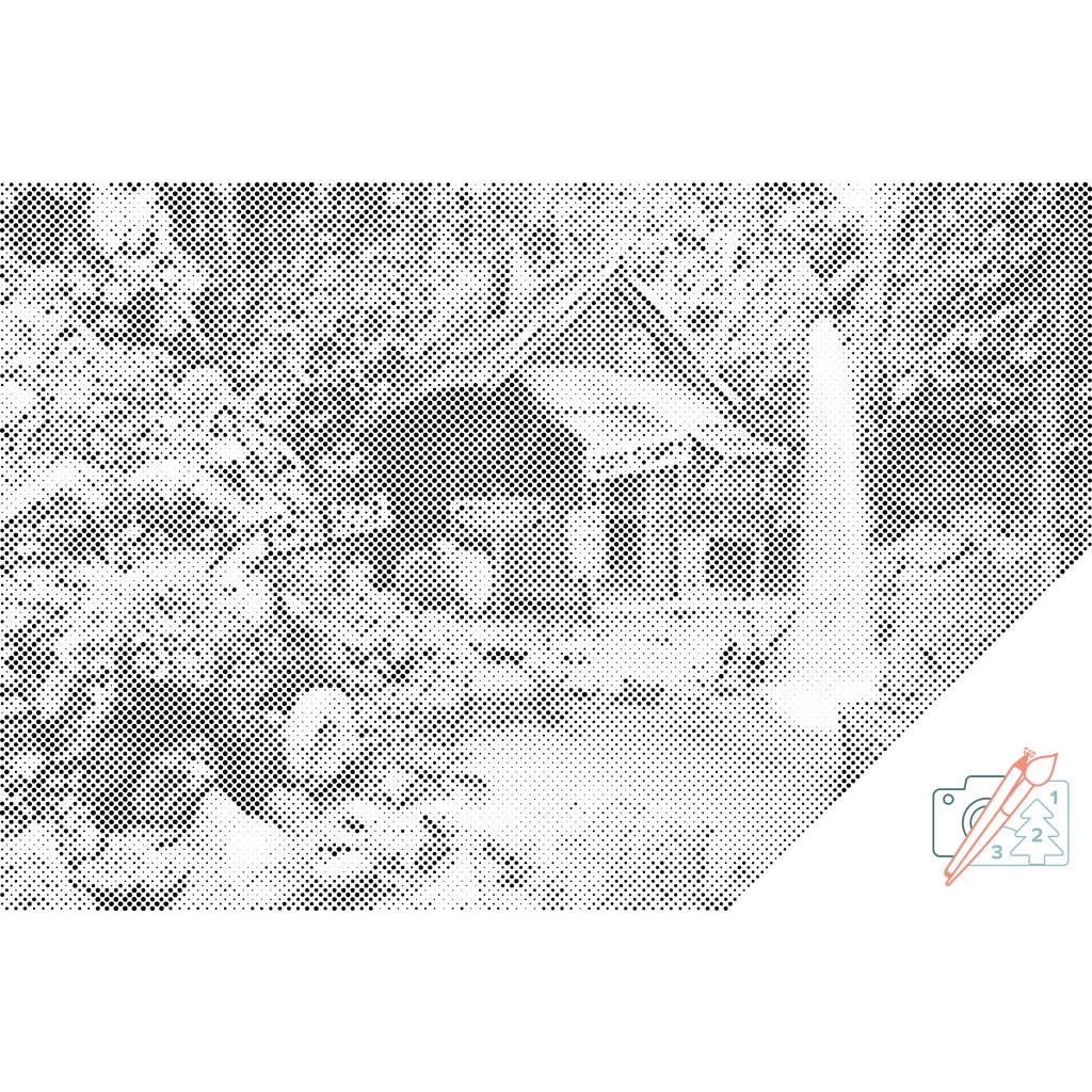 Puntillismo – Cabaña del amor