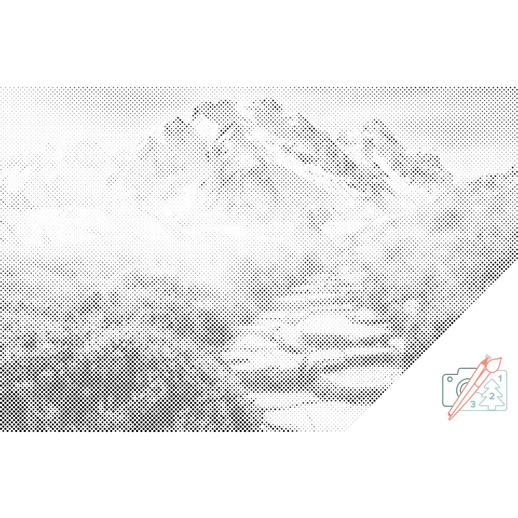 Puntillismo – Sendero de montaña