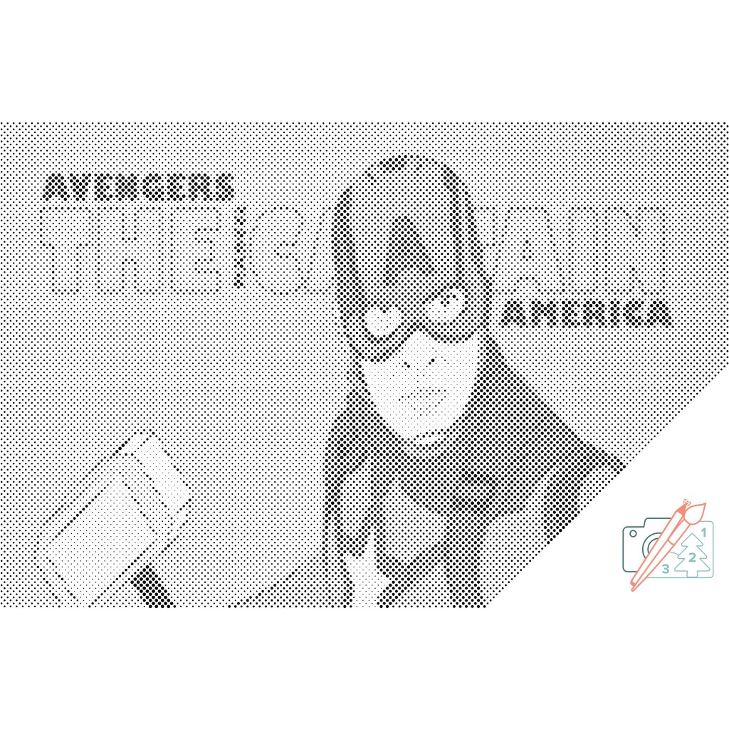 Puntillismo – Capitán América 1