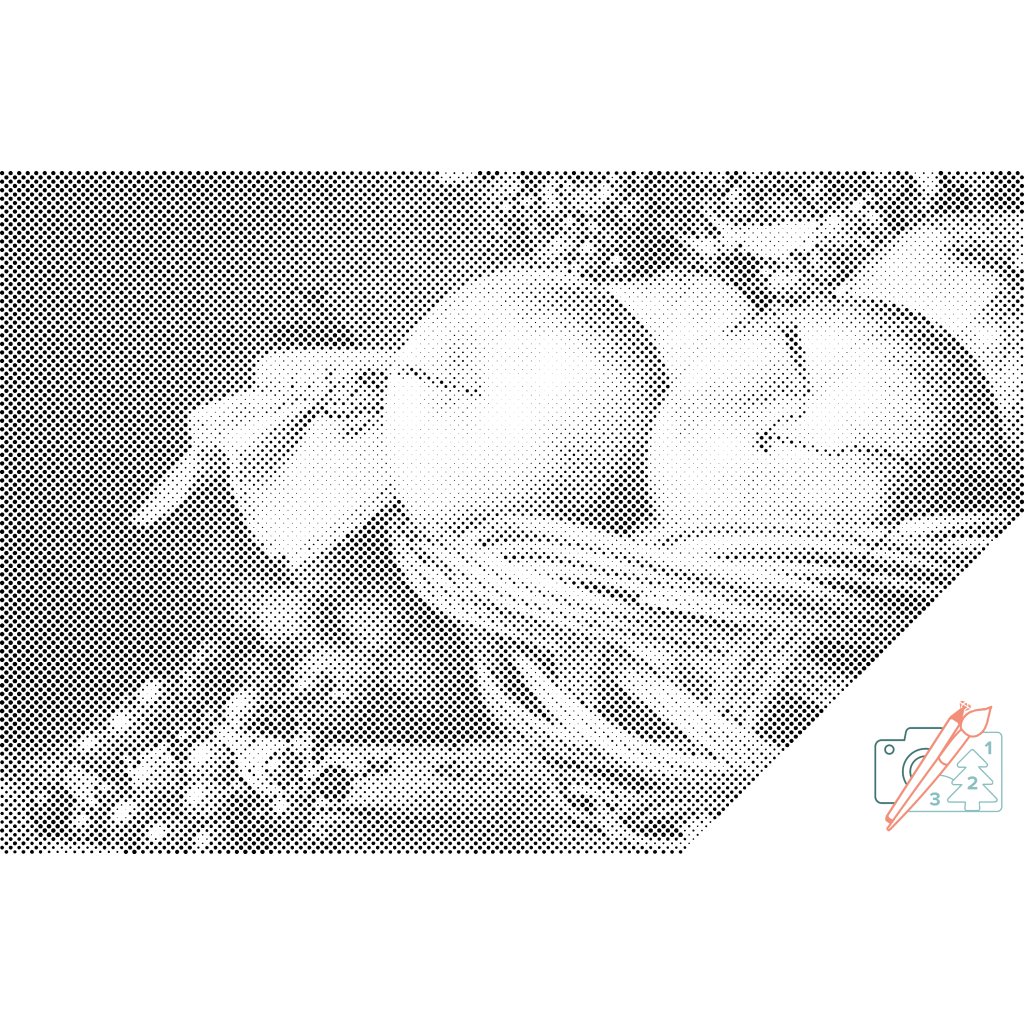 Puntillismo – Frutas del jardín