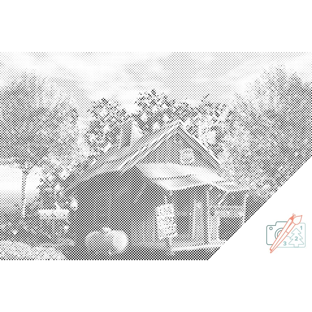 Puntillismo – Cabaña del amor 2