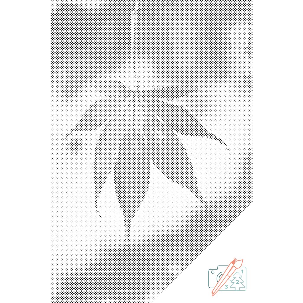Puntillismo – Hoja de arce