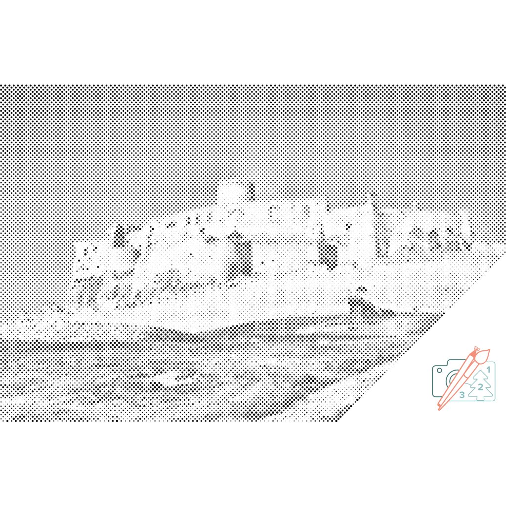 Puntillismo – Castillo de Spiš 3