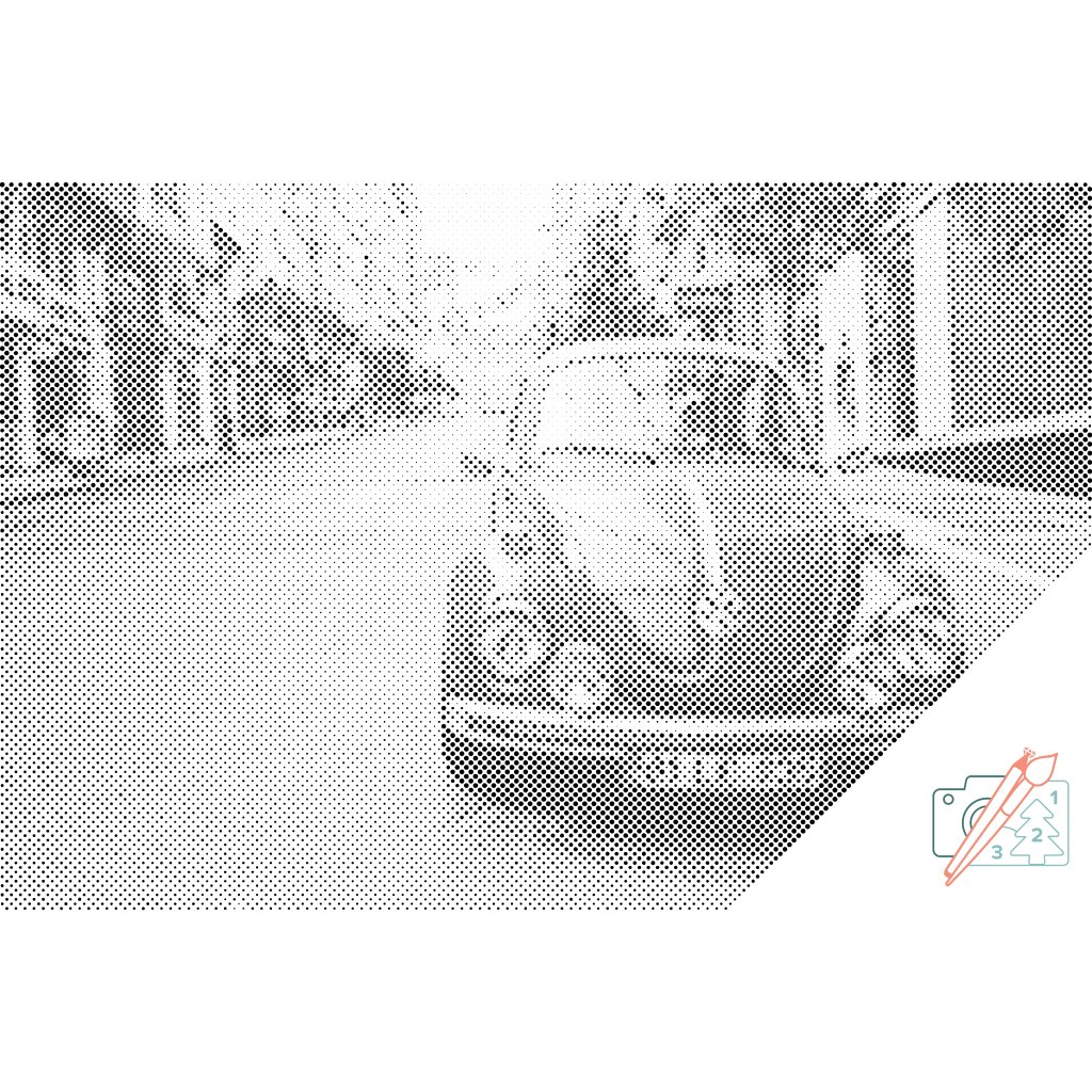 Puntillismo – Volkswagen Escarabajo