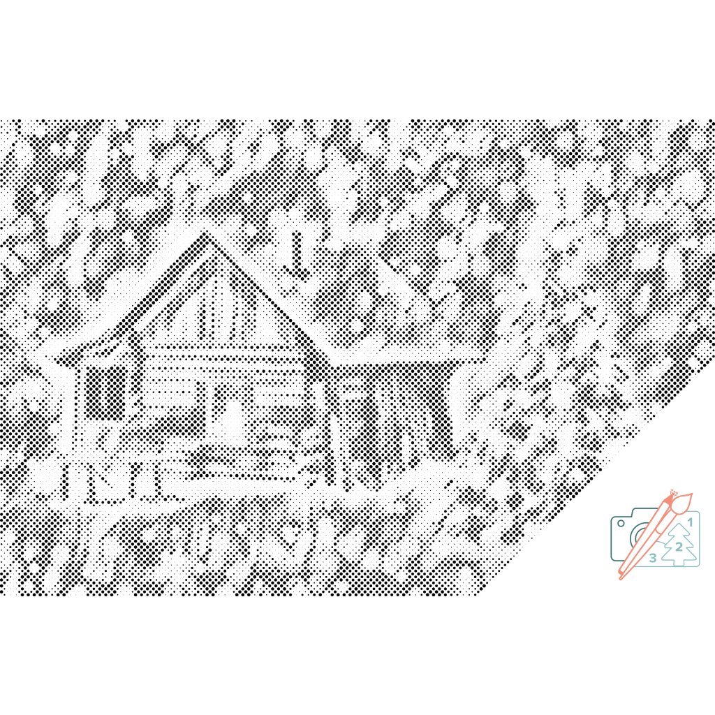 Puntillismo – Casa de cuento de hadas