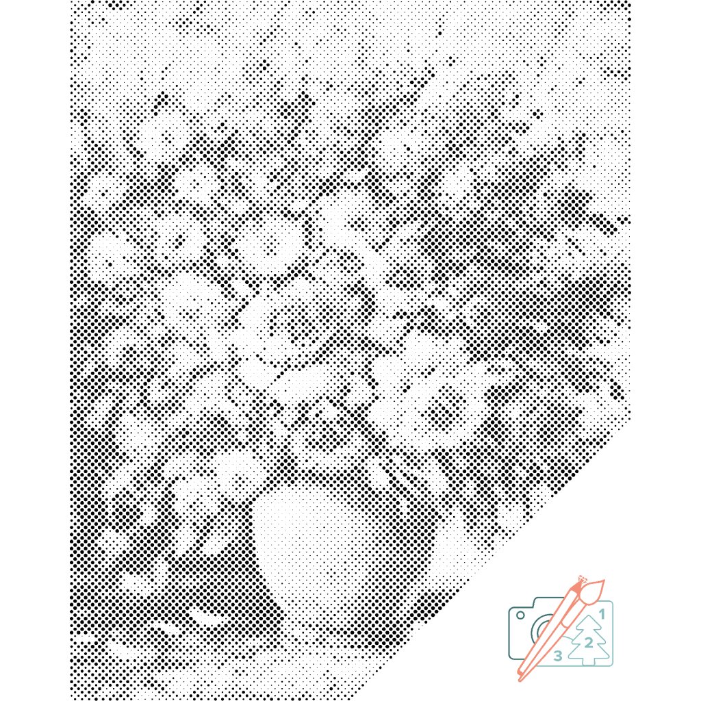 Puntillismo – Ramo de verano