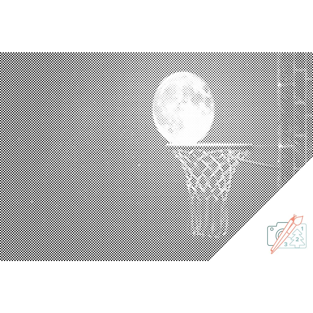 Puntillismo – Baloncesto en luna llena