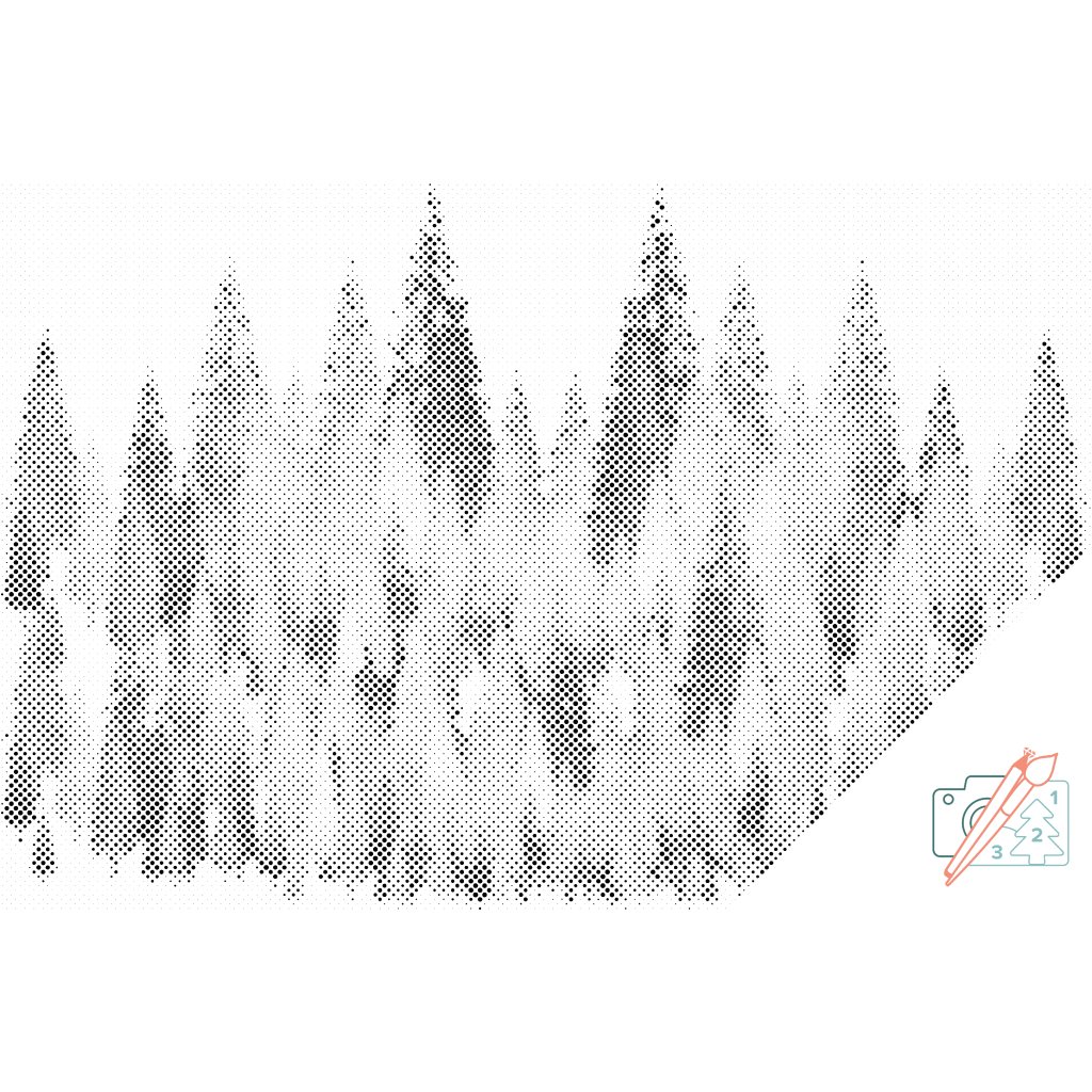 Puntillismo – Pinos