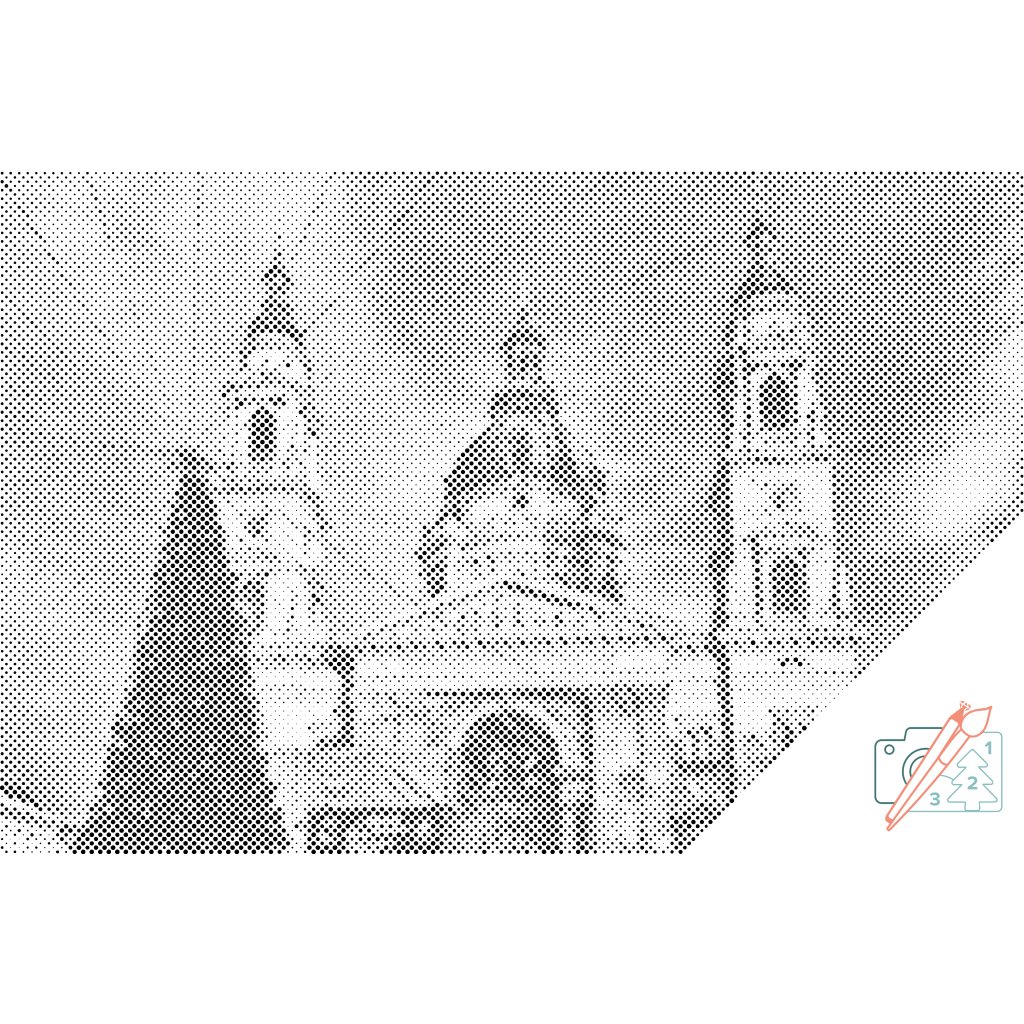 Puntillismo – Basílica de San Esteban, Budapest