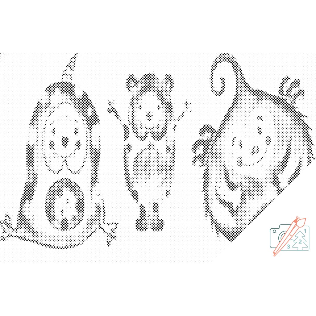 Puntillismo – Monstruos adorables