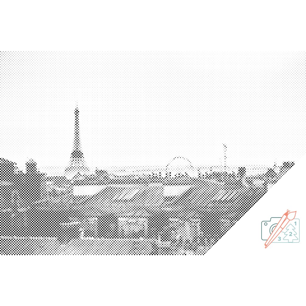 Puntillismo – París al amanecer
