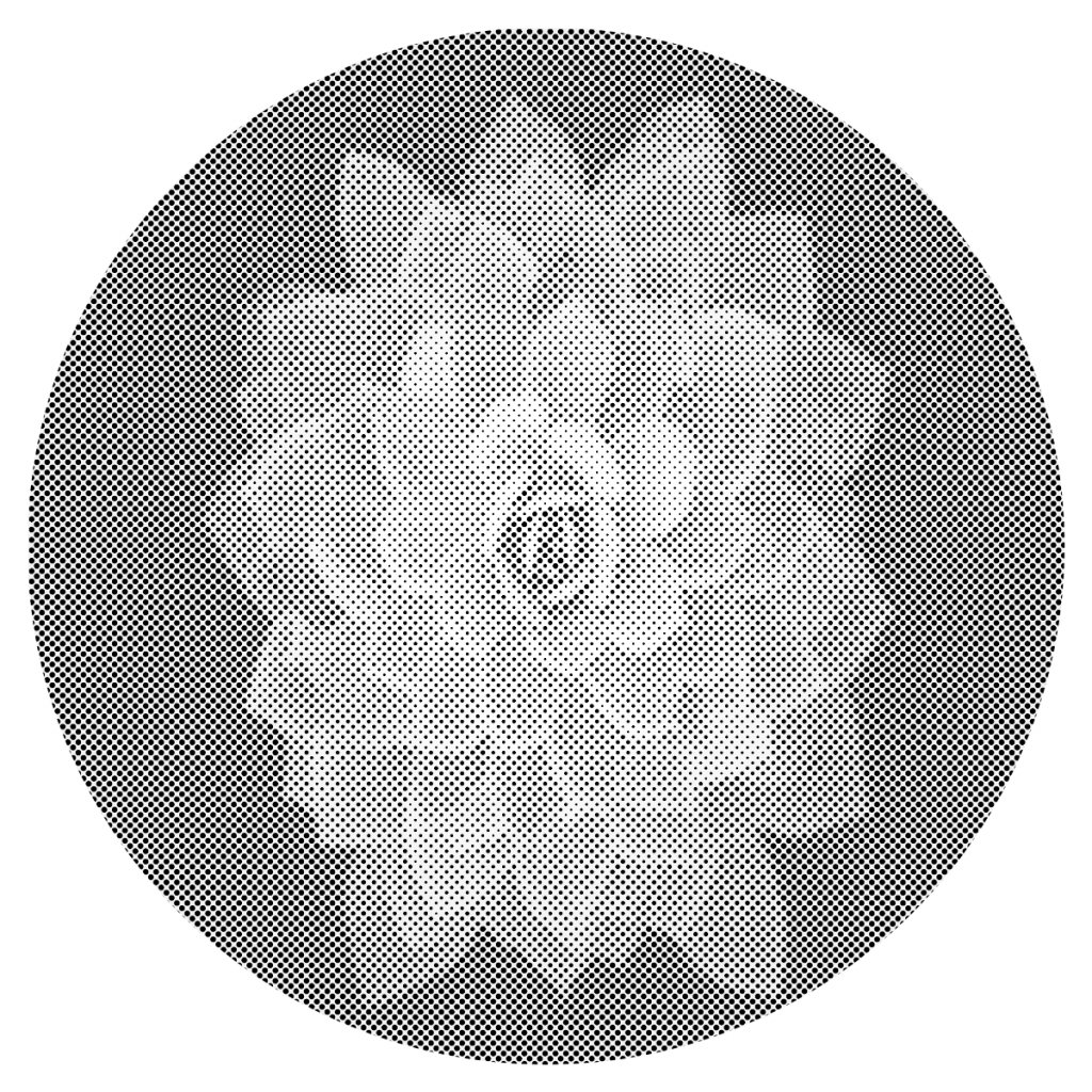 Puntillismo – Flor mandala al olvido