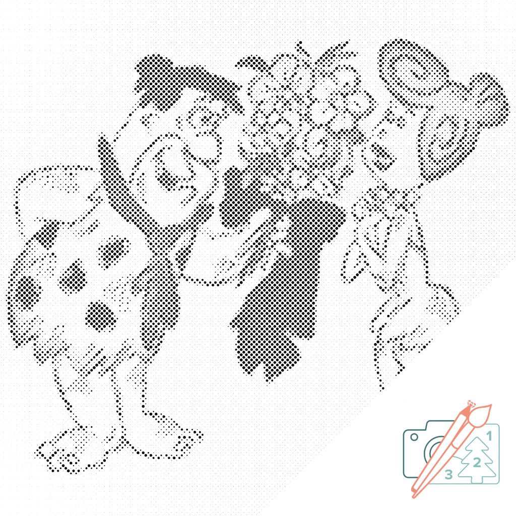 Puntillismo – Los Picapiedra