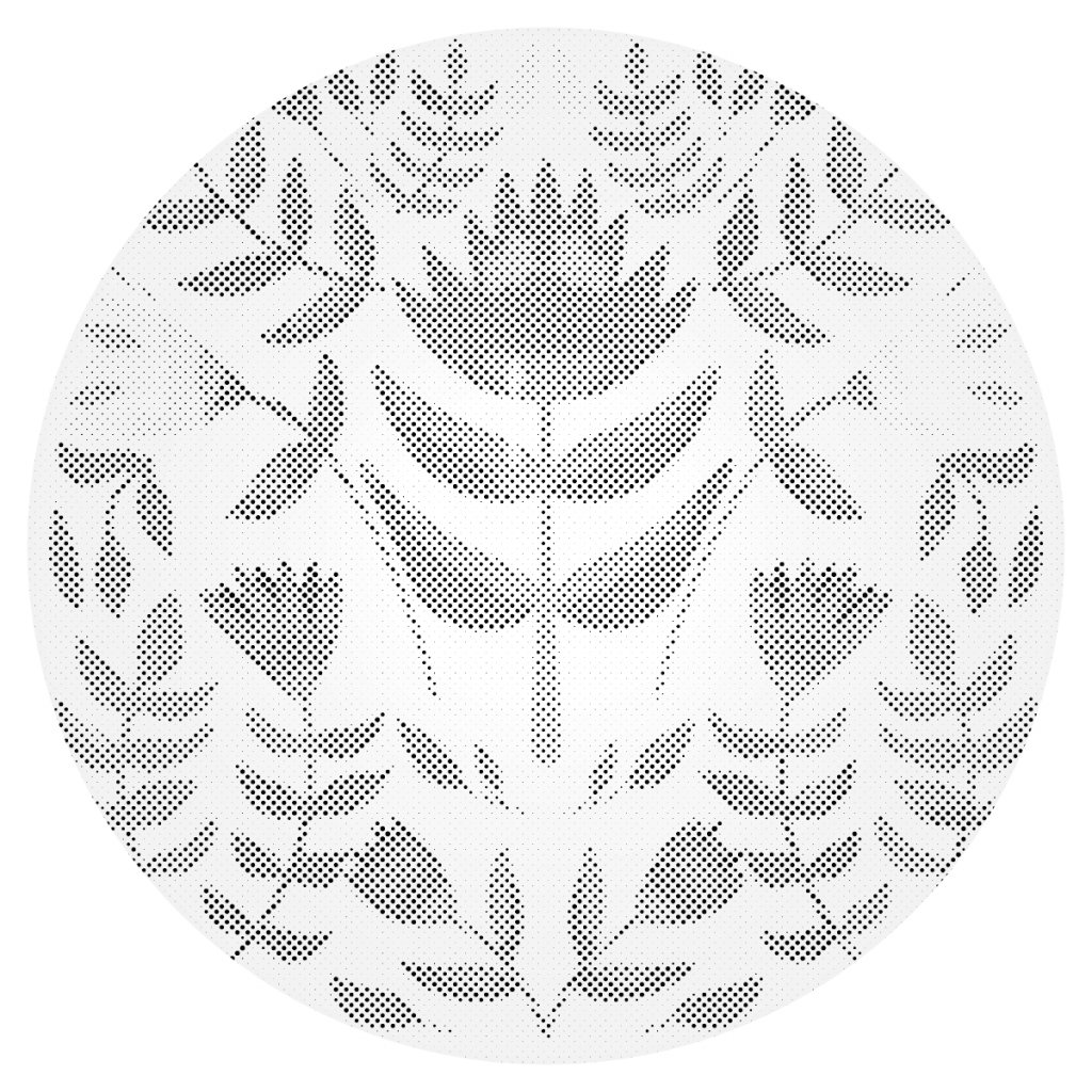 Puntillismo – Dibujo de tulipanes