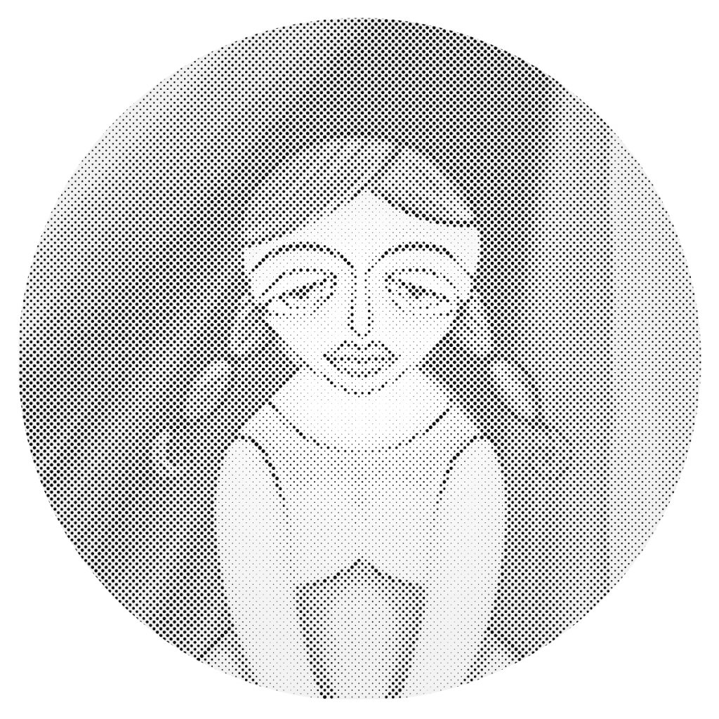 Puntillismo – Chica triste