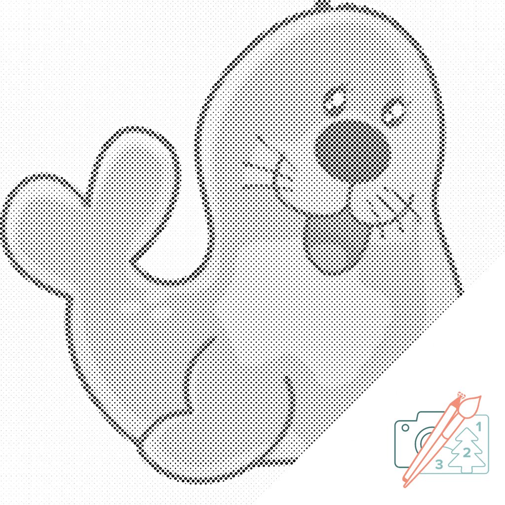 Puntillismo – Foca feliz
