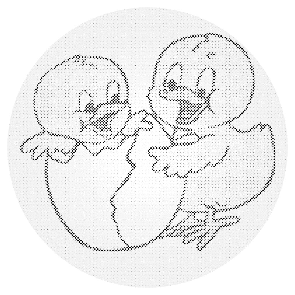 Puntillismo – Pollitos adorables