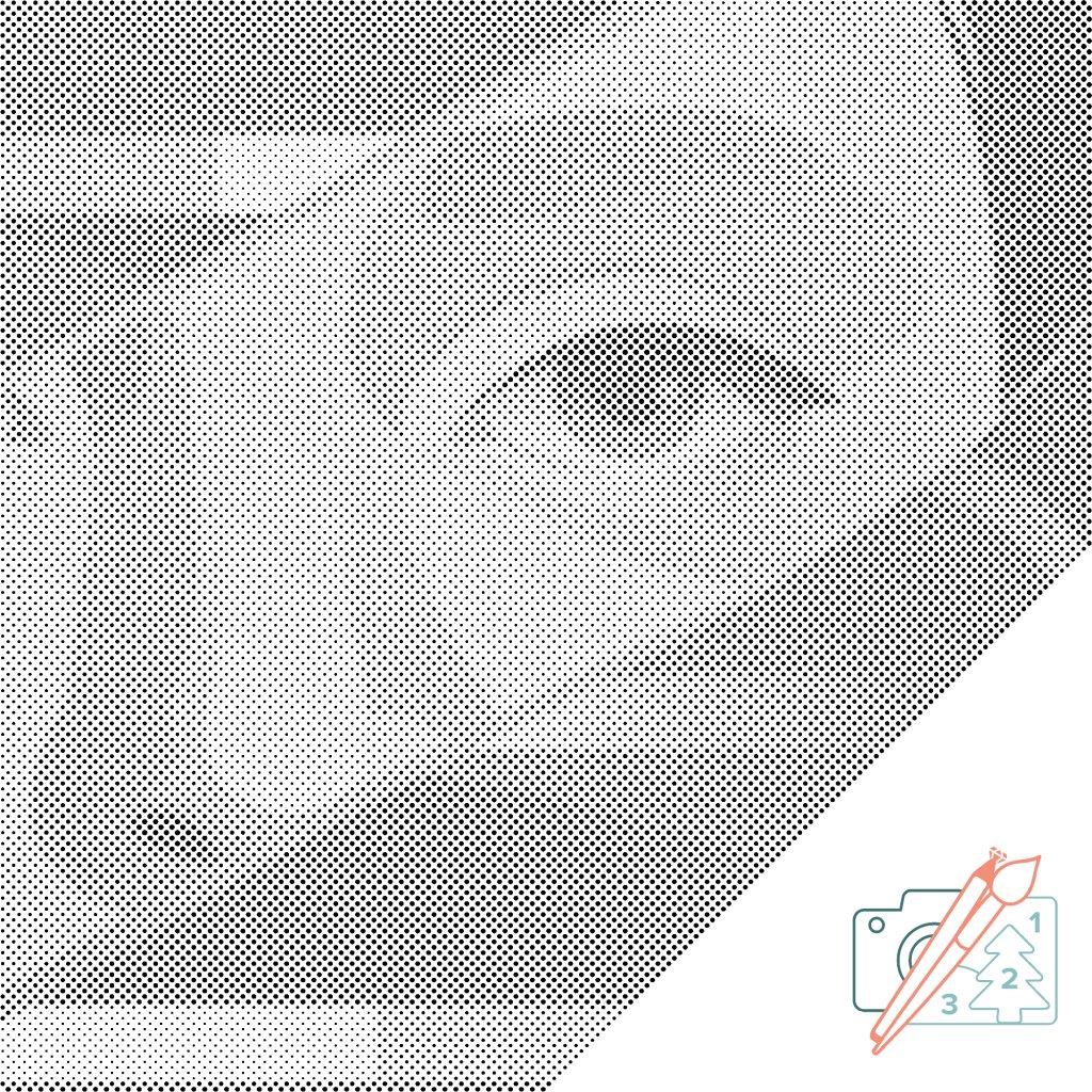 Puntillismo – Rostro misterioso 2