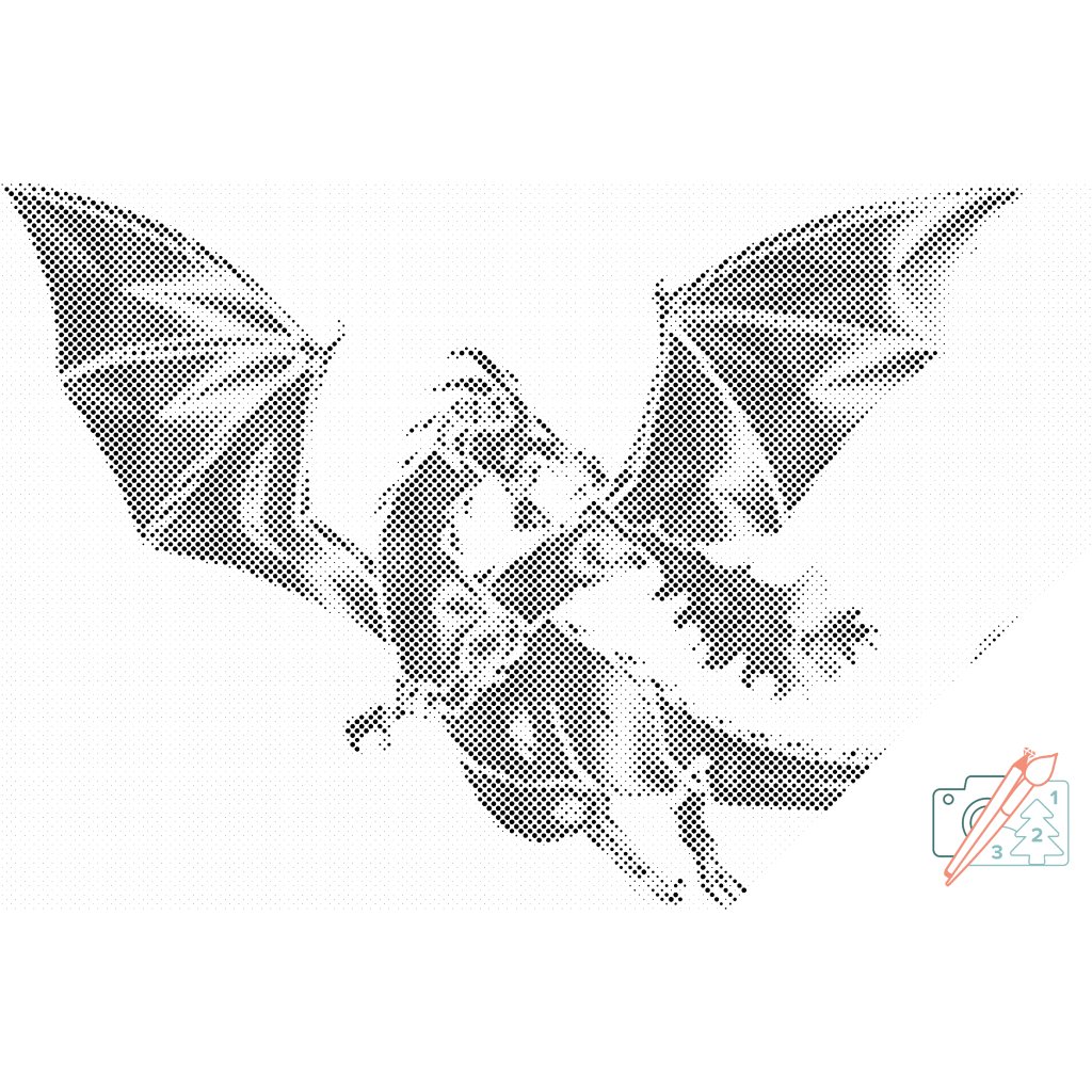 Puntillismo – Dragón fiero