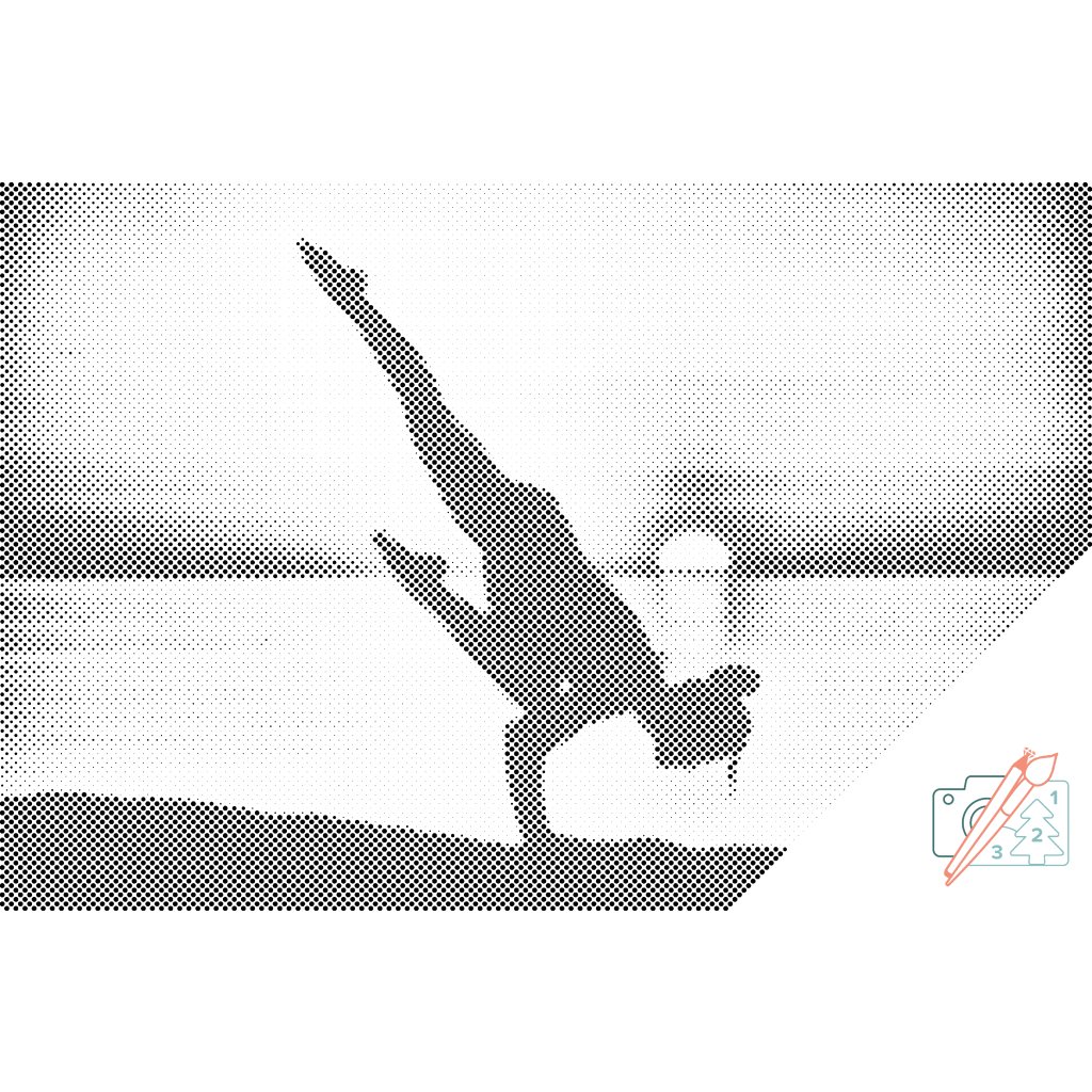 Puntillismo – Yoga en la playa