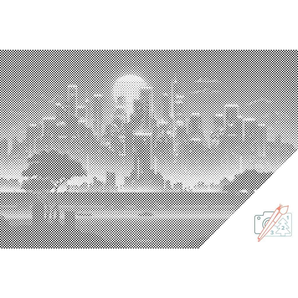Puntillismo – Ciudad nocturna