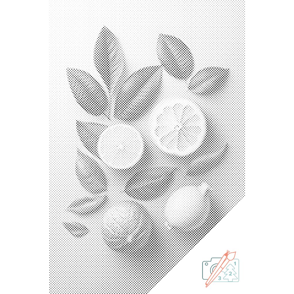 Puntillismo – Fondo de cítricos