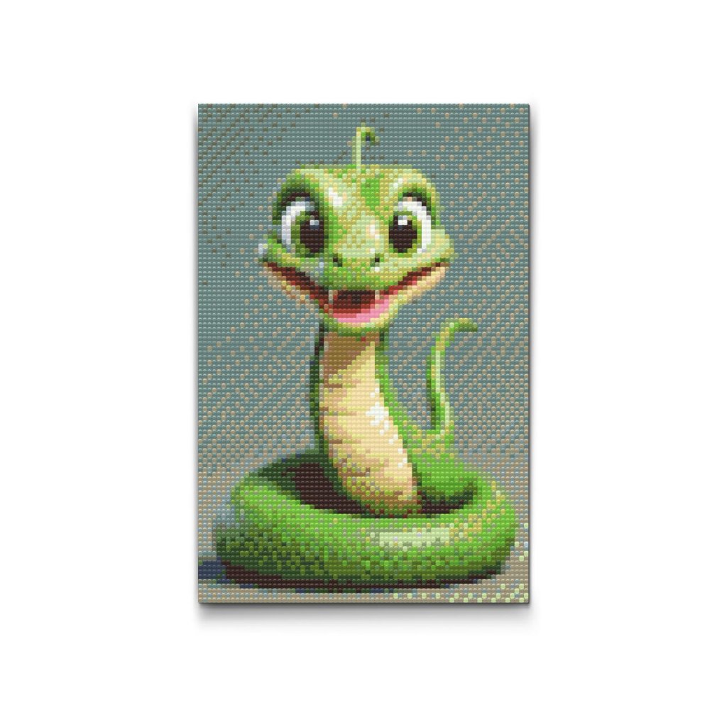 M2_Pintura_con_diamantes_-_Serpiente_para_niños