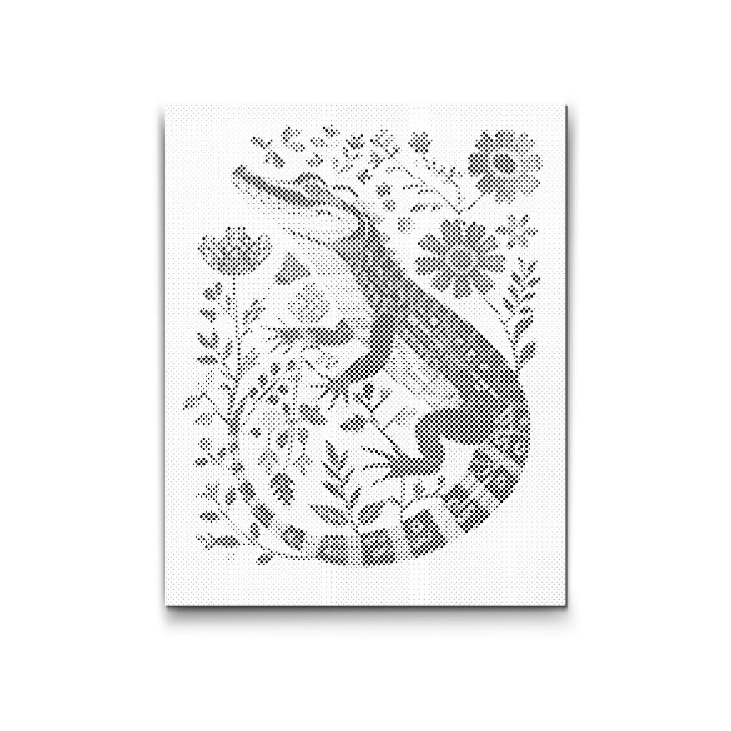 M2_Puntillismo_-_Arte_popular_nórdico_-_Cocodrilo