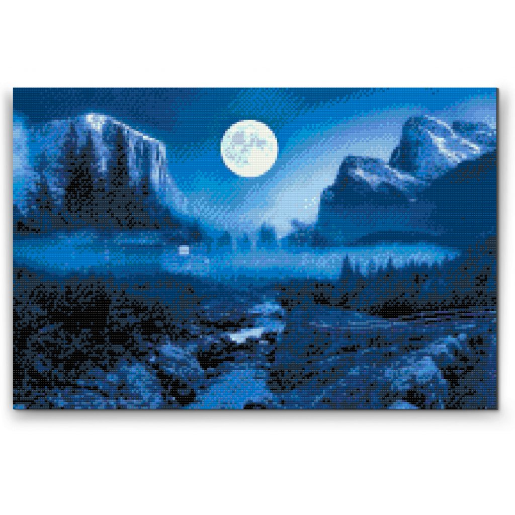 Pintura de diamante - Luna Llena