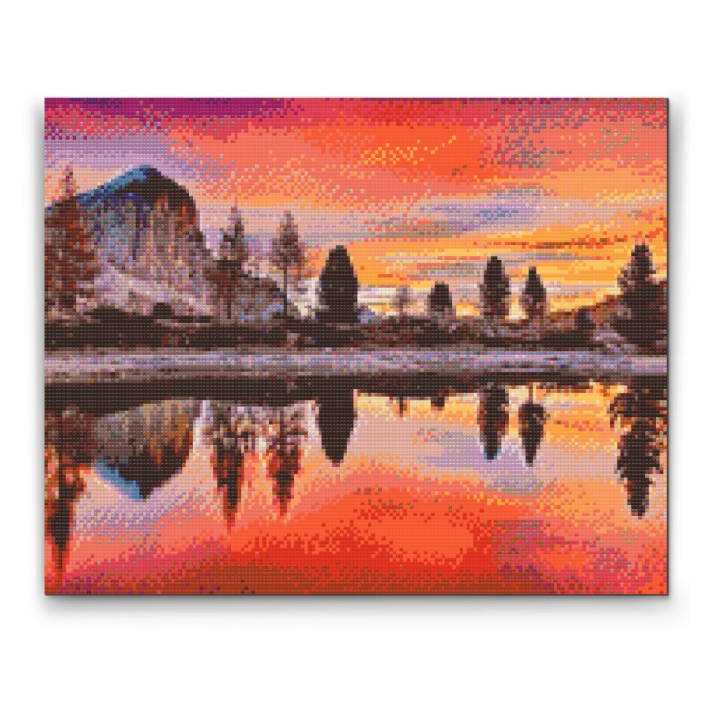 Pintura de diamante - Lago di Limides