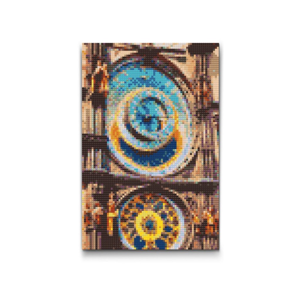M2_Pintura_con_diamantes_-_El_reloj_astronómico_de_Praga_de_cerca