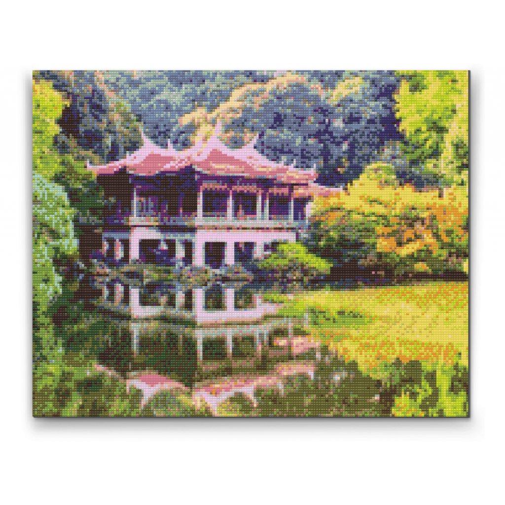 Pintura de diamante - Jardín Japonés