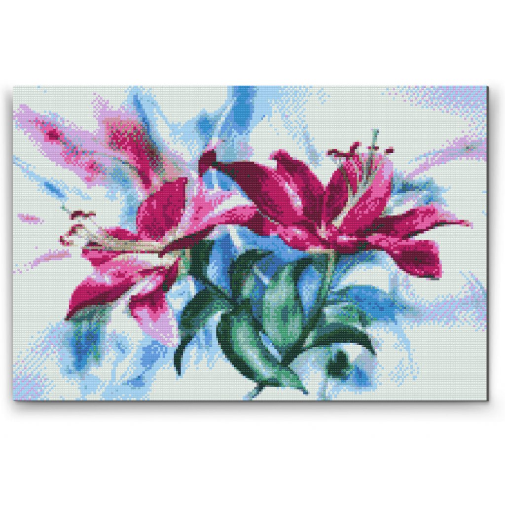 Pintura de diamante - Lirios