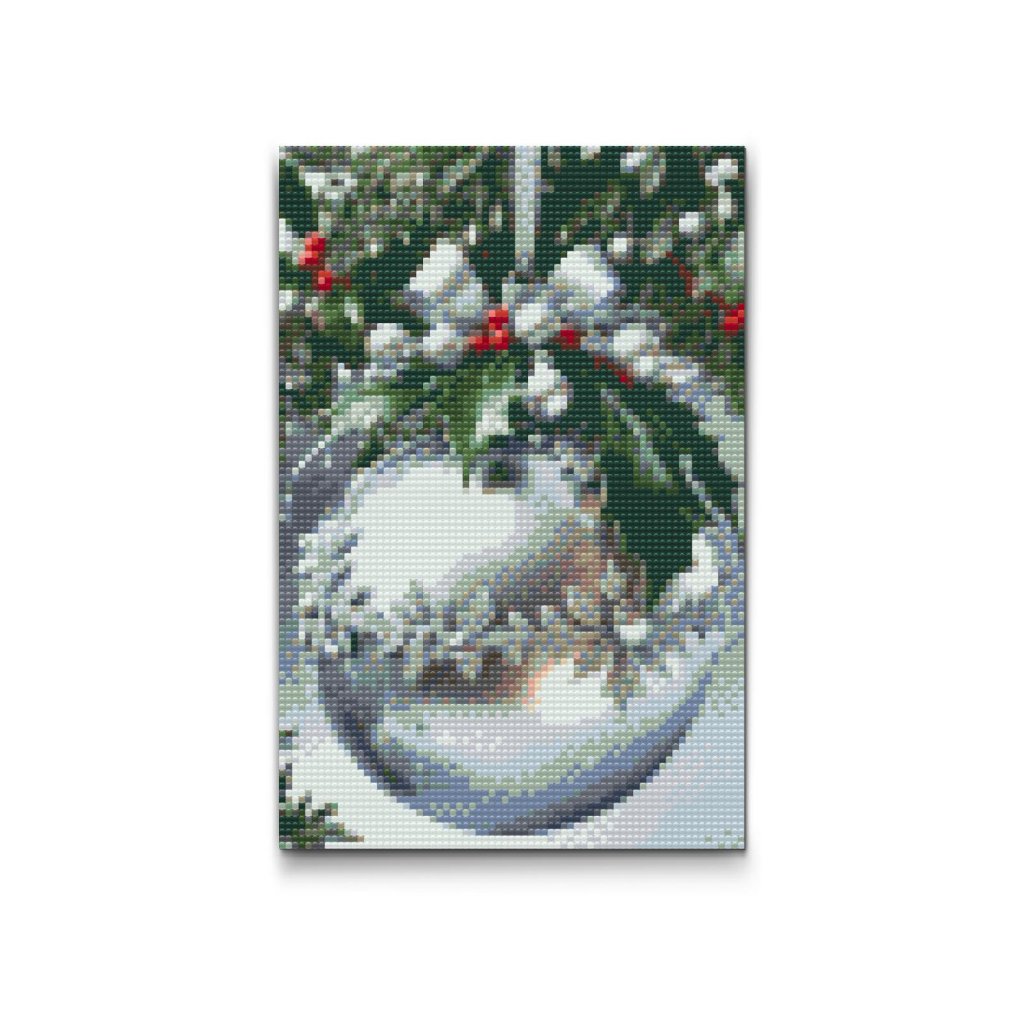 M2_Pintura_con_diamantes_-_Adorno_navideño_plateado
