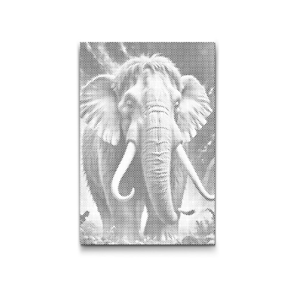 M2_Puntillismo_-_Mamut_en_tonos_turquesa_oscuro