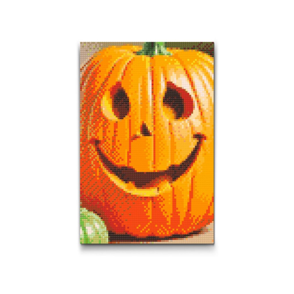 M2_Pintura_con_diamantes_-_Calabaza_tallada