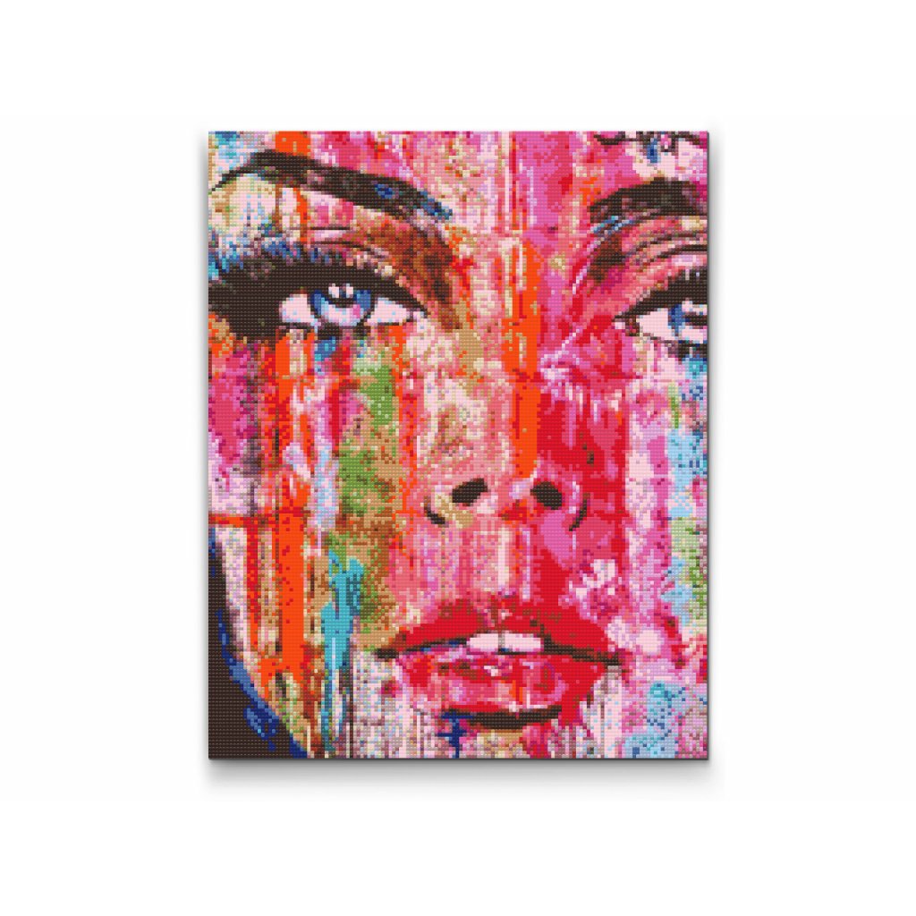 Pintura de diamante - Cara pintada