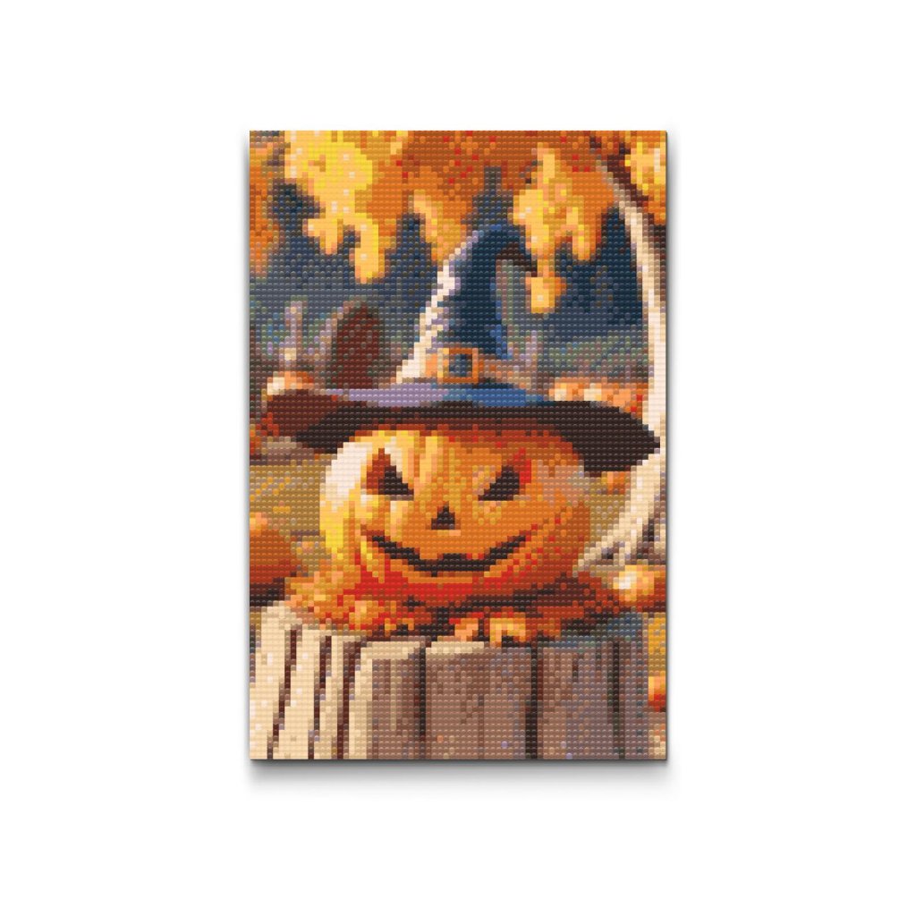 M2_Pintura_con_diamantes_-_Calabaza_con_sombrero_de_bruja