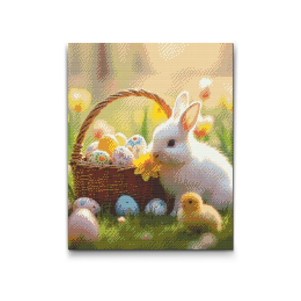 M2_Pintura_con_diamantes_-_Cesta_y_conejo_de_Pascua