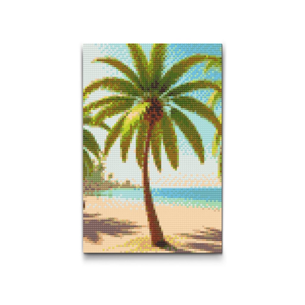 M2_Pintura_con_diamantes_-_Palmera_en_la_playa