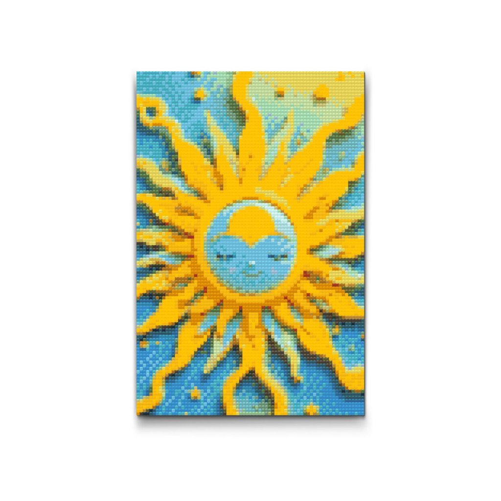 M2_Pintura_con_diamantes_-_Sol_amarillo_azulado