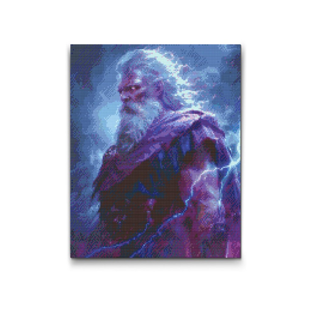 M2_Pintura_con_diamantes_-_Zeus_-_Rey_de_los_Dioses