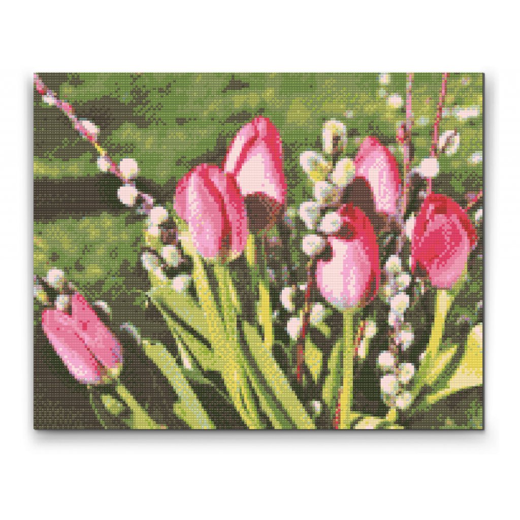 Pintura de diamante - Tulipanes